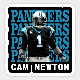 Carolina Panthers Cam Newton 1 Sticker